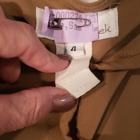 Collin Creek 3 piece Crop Pant Suit VGUC Made USA 4 - Picture 13 of 16